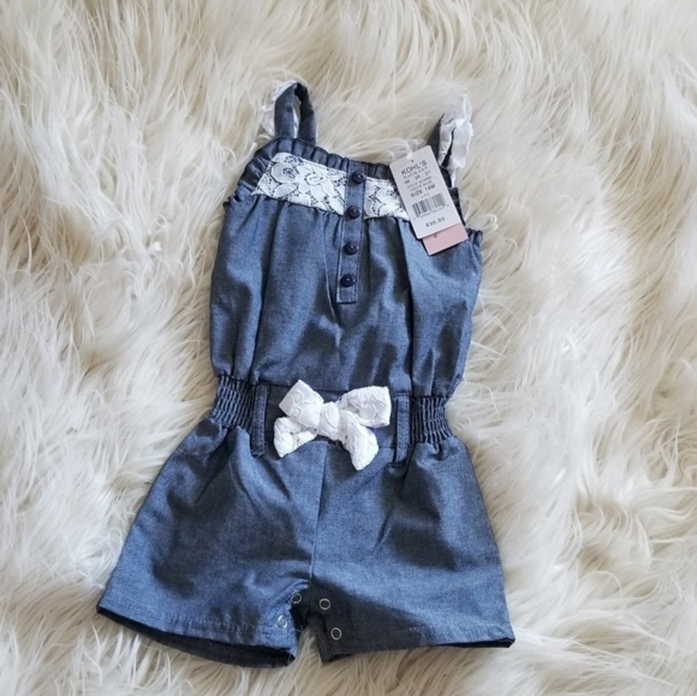 Brand new jean romper‎
